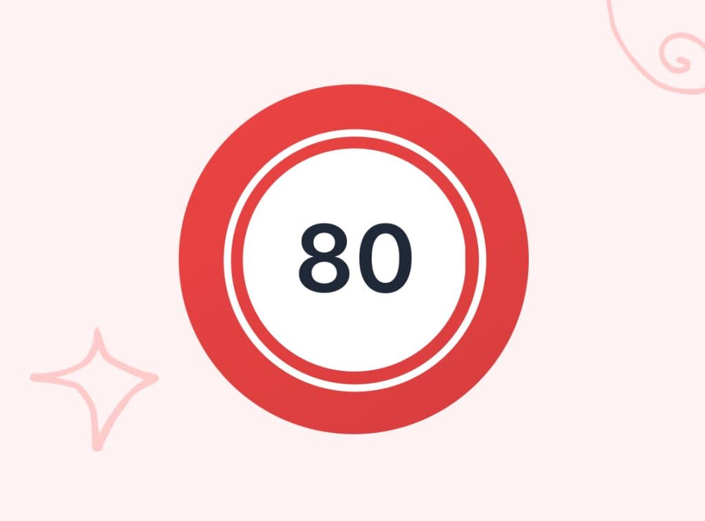 1-80 bingo caller